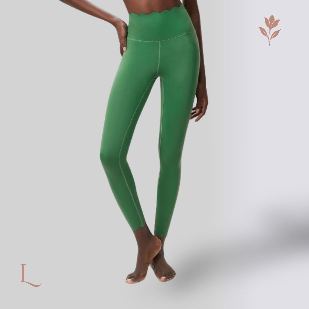 Legging Feminina com Cintura Alta – Conforto e Flexibilidade Total Verde