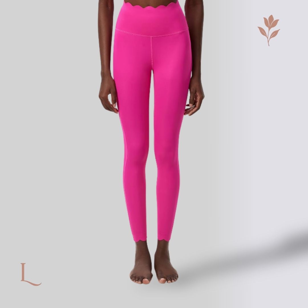 Legging Feminina com Cintura Alta – Conforto e Flexibilidade Total Pink
