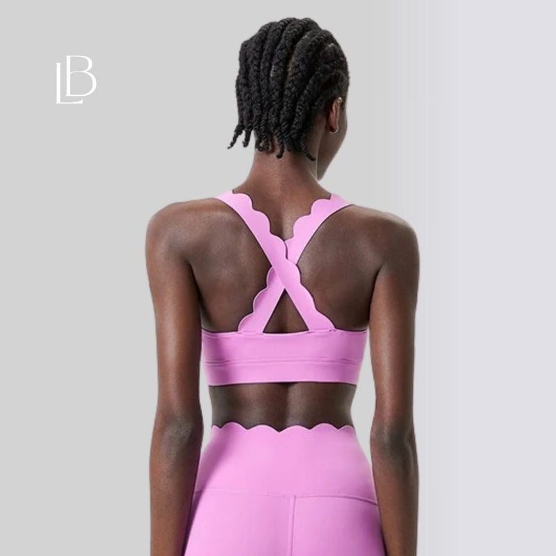 Top Fitness Square Elegance Rosa Chiclete