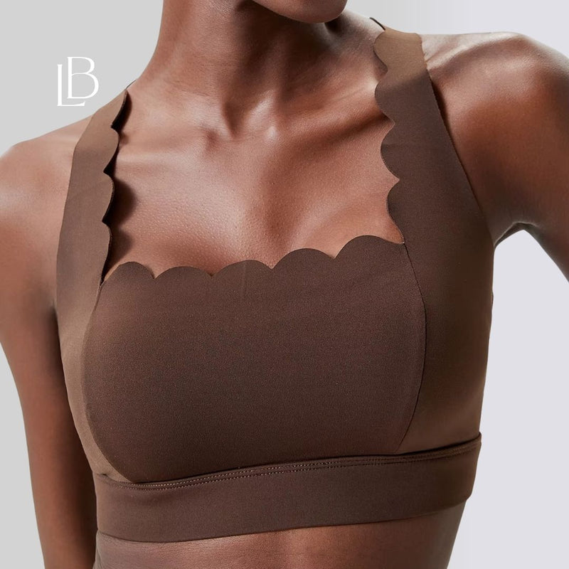 Top Fitness Square Elegance Marrom