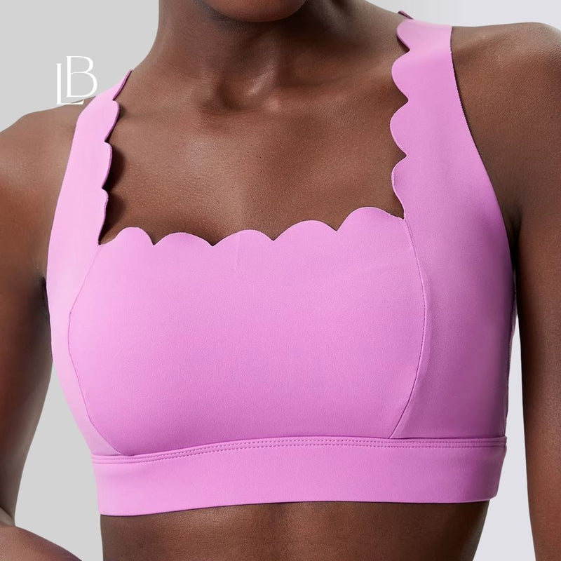 Top Fitness Square Elegance Rosa Chiclete