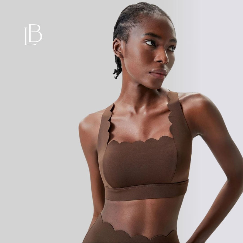 Top Fitness Square Elegance Marrom