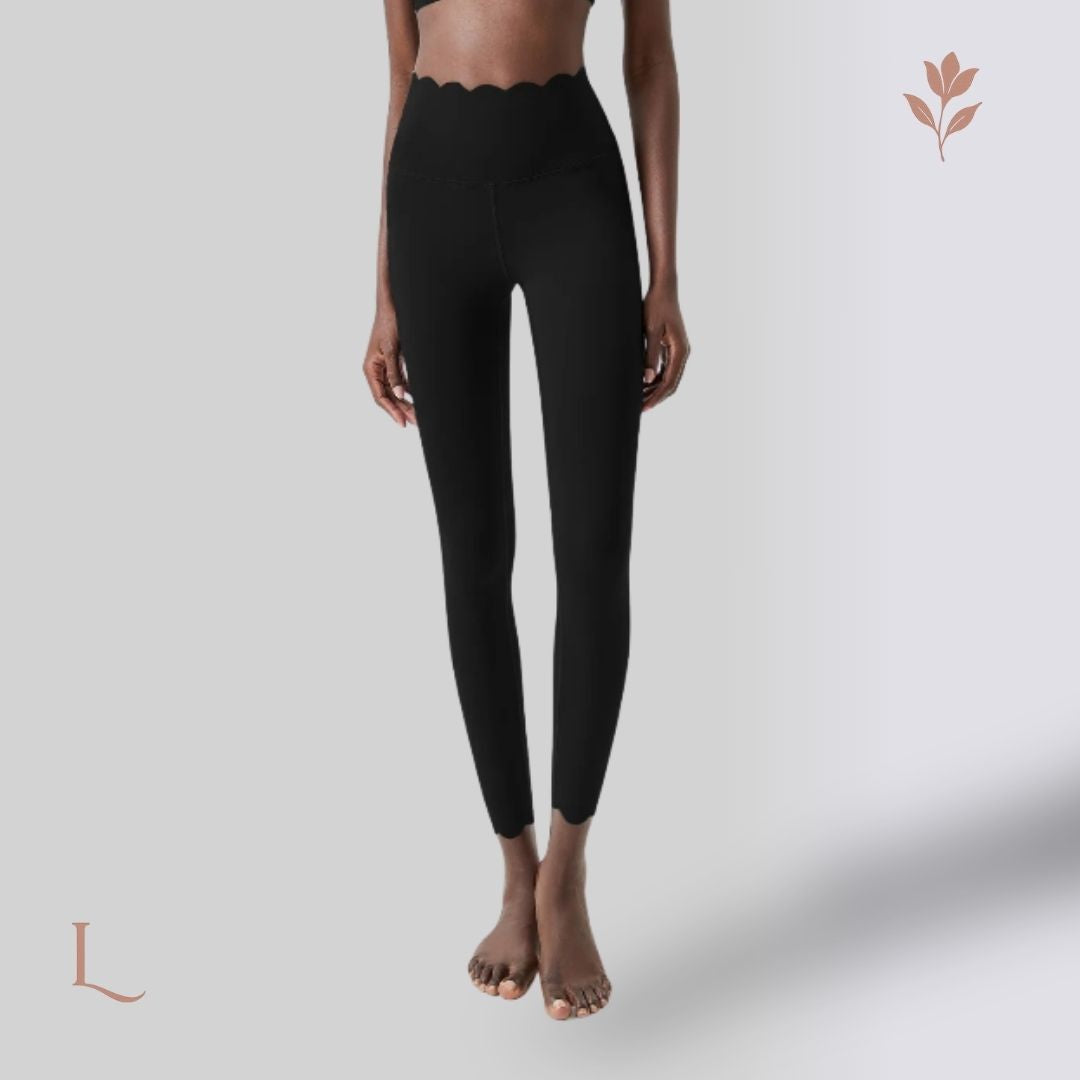 Legging Feminina com Cintura Alta – Conforto e Flexibilidade Total Preto