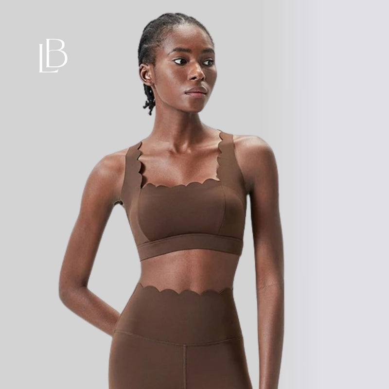 Top Fitness Square Elegance Marrom