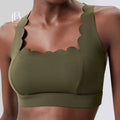 Top Fitness Square Elegance Verde Militar