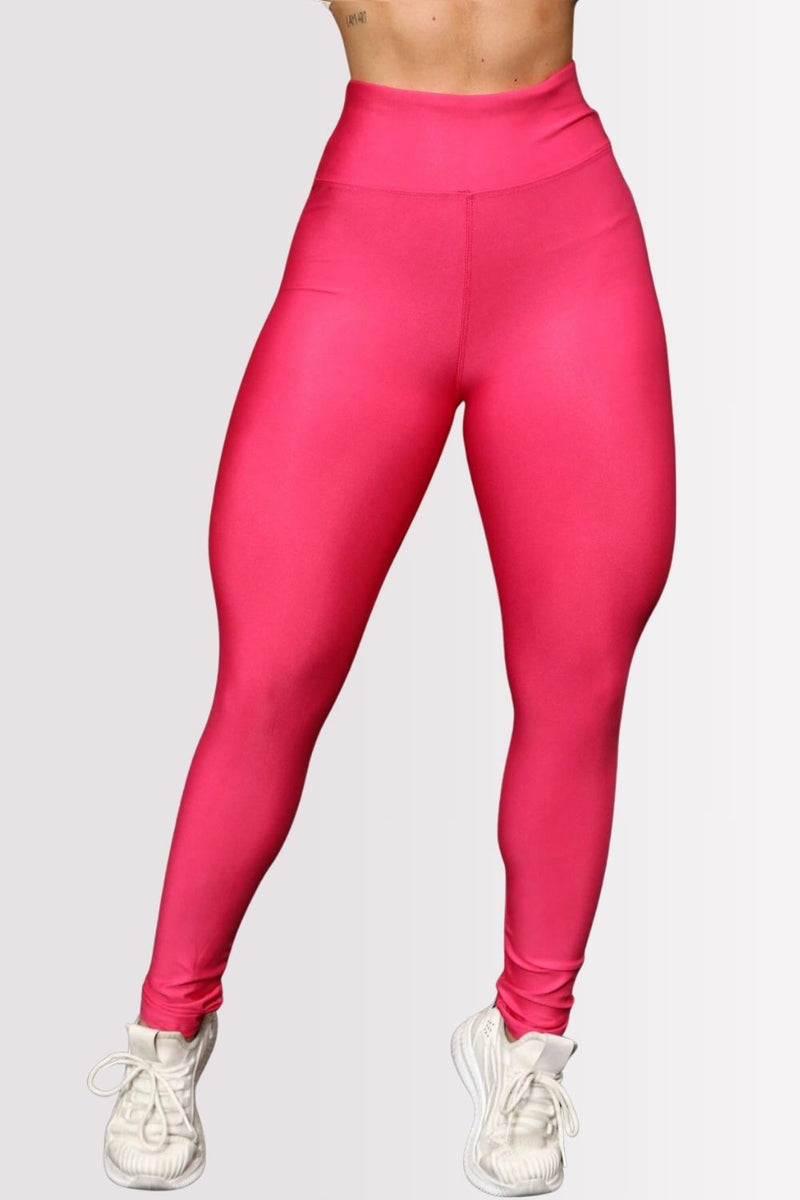 Calça Legging Basic Cintura Alta Salmão