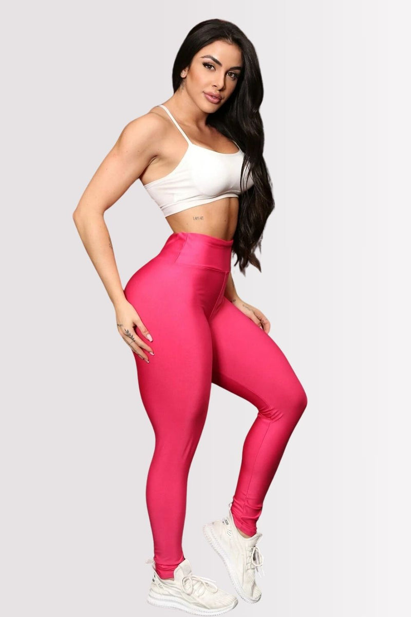 Calça Legging Basic Cintura Alta Salmão