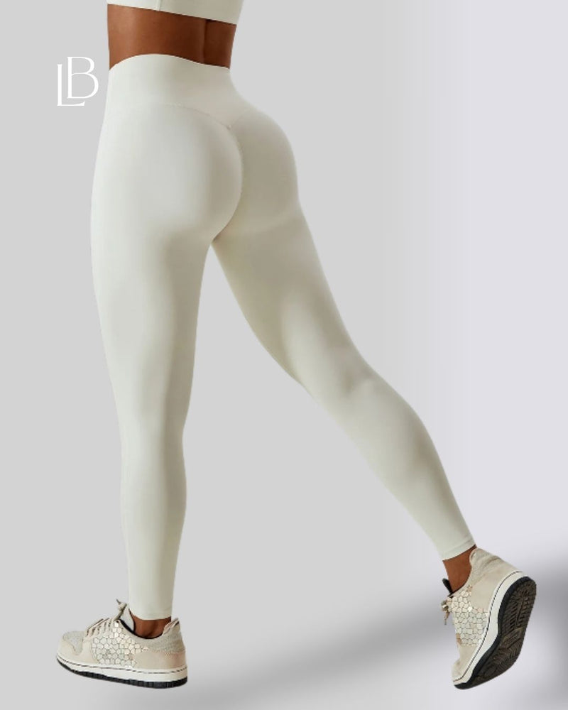 Calça Legging Cintura Alta Essential Off White