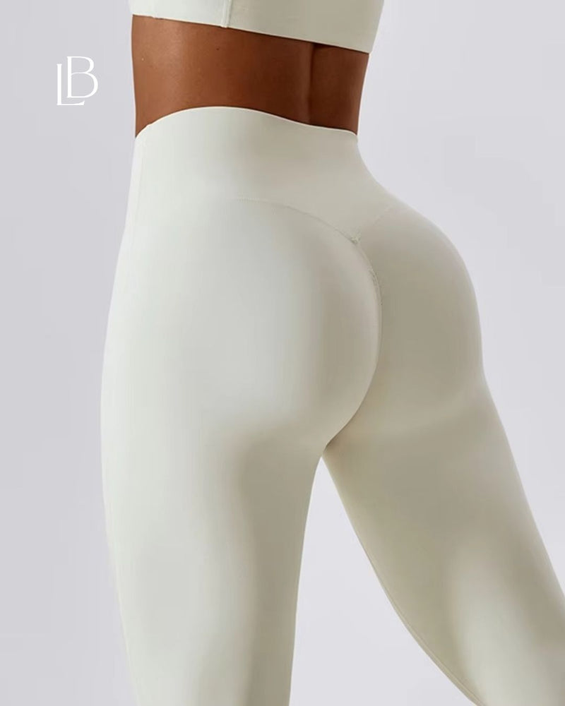 Calça Legging Cintura Alta Essential Off White