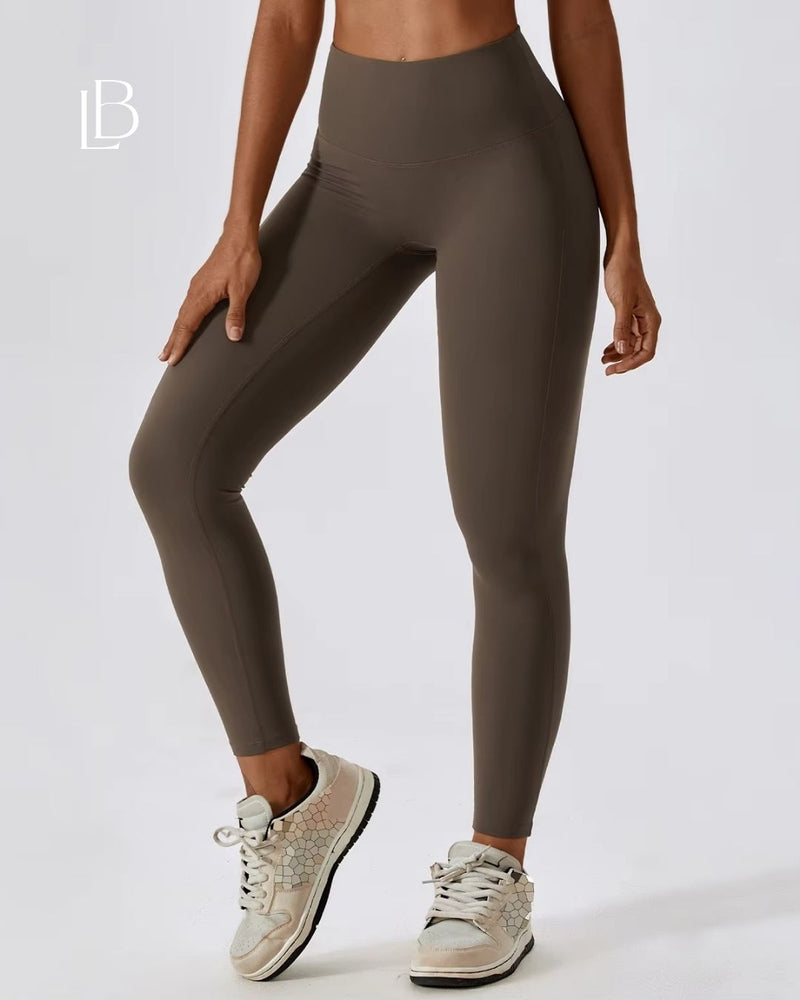 Calça Legging Cintura Alta Essential Marrom