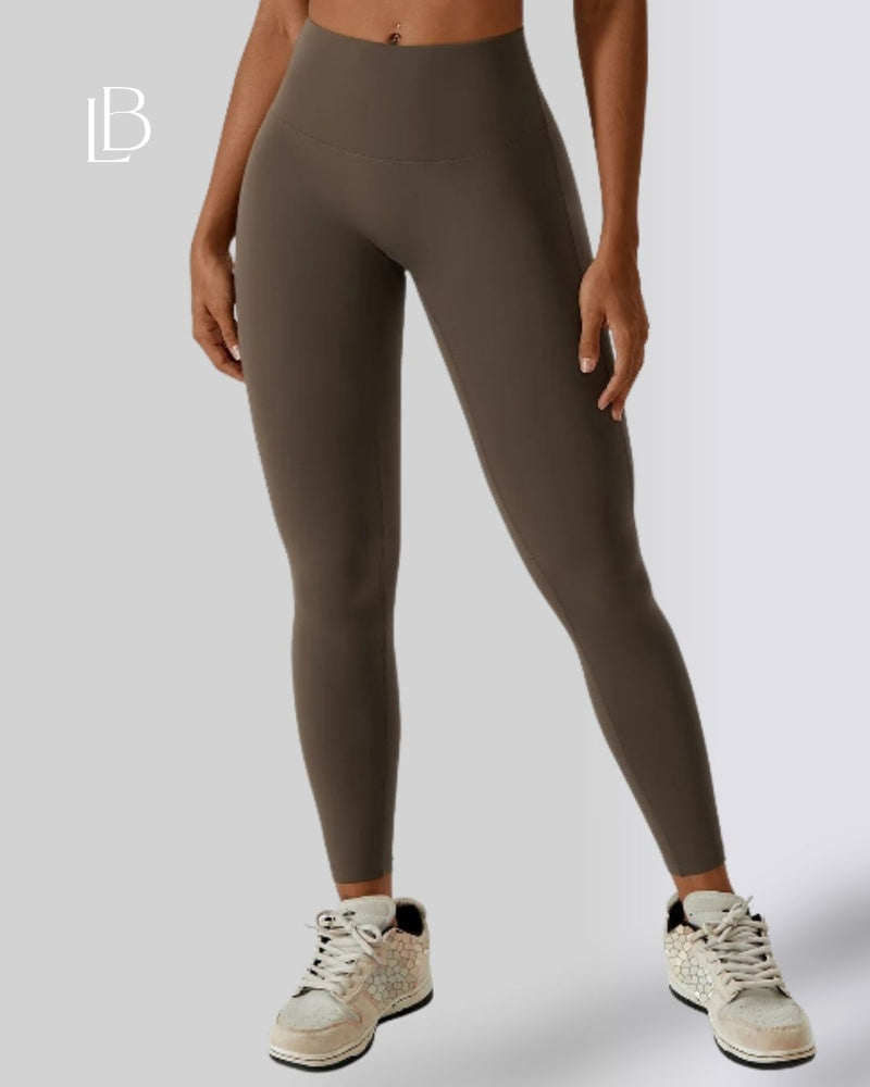 Calça Legging Cintura Alta Essential Marrom