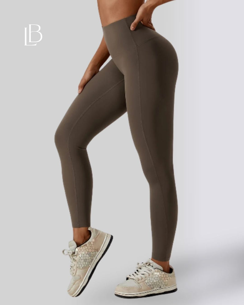 Calça Legging Cintura Alta Essential Marrom