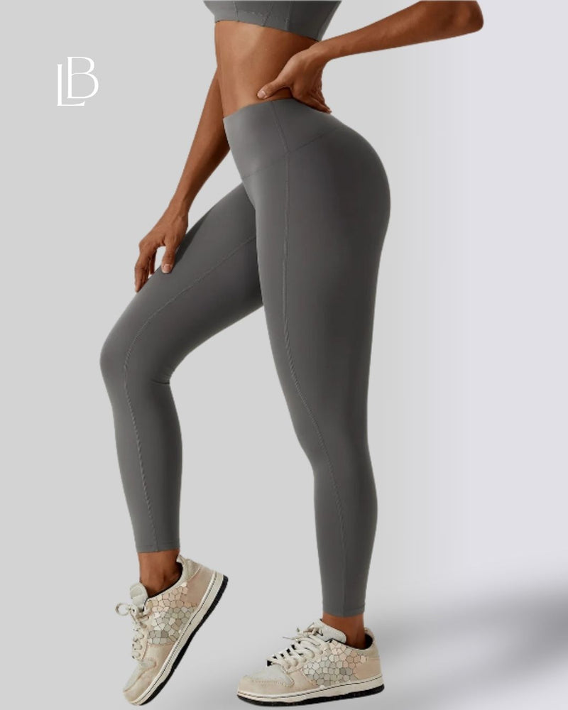 Calça Legging Cintura Alta Essential Cinza
