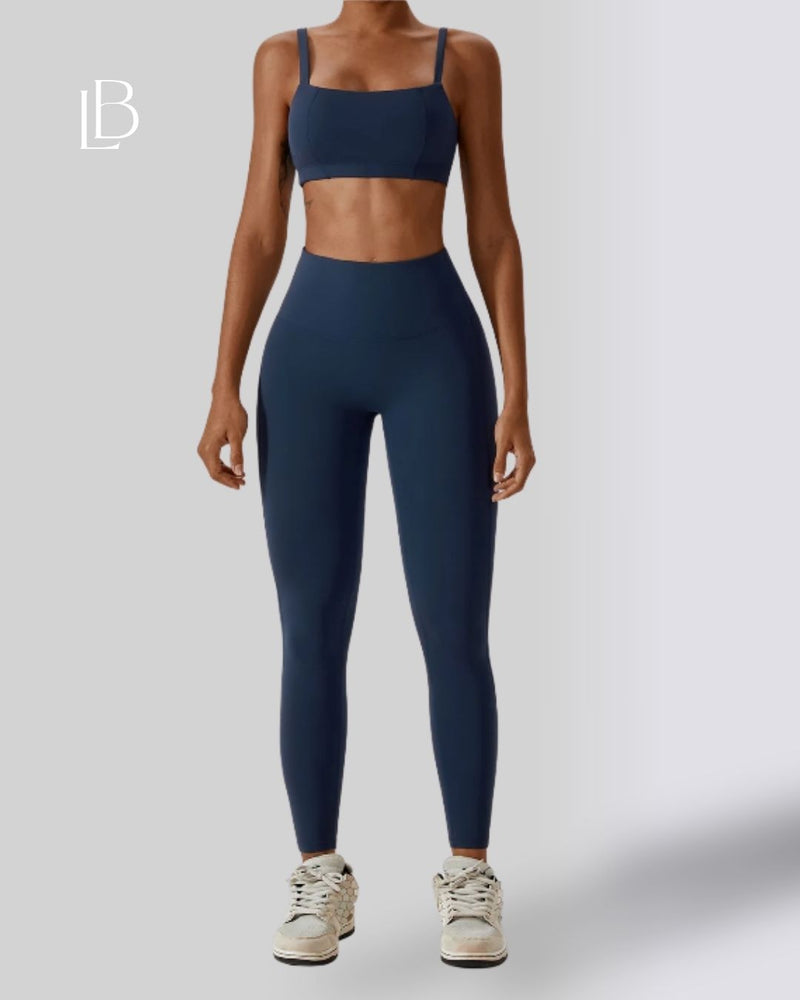 Calça Legging Cintura Alta Essential Azul