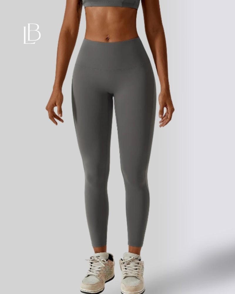 Calça Legging Cintura Alta Essential Cinza