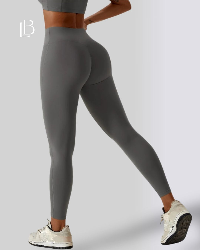 Calça Legging Cintura Alta Essential Cinza