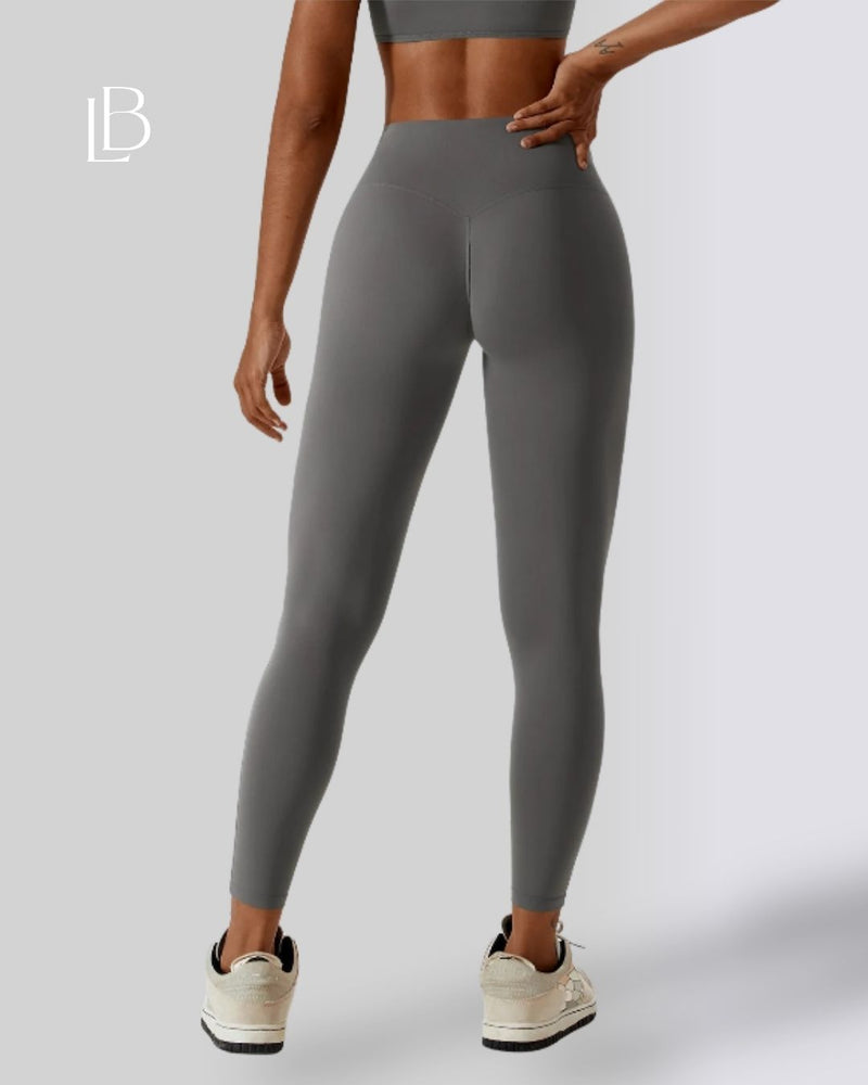 Calça Legging Cintura Alta Essential Cinza