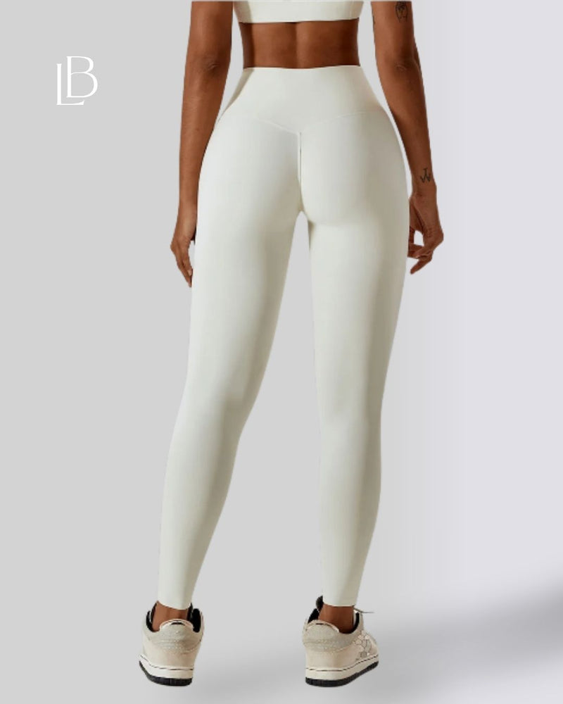 Calça Legging Cintura Alta Essential Off White