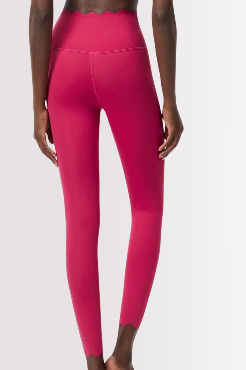 Calça Legging Fitness Elegance Cereja