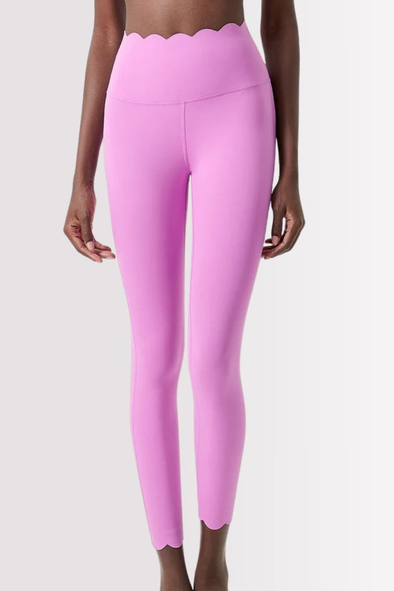 Calça Legging Fitness Elegance Rosa Chiclete