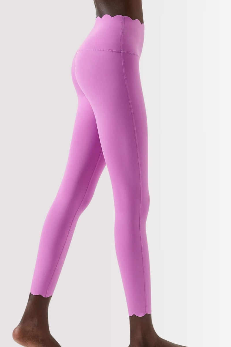 Calça Legging Fitness Elegance Rosa Chiclete