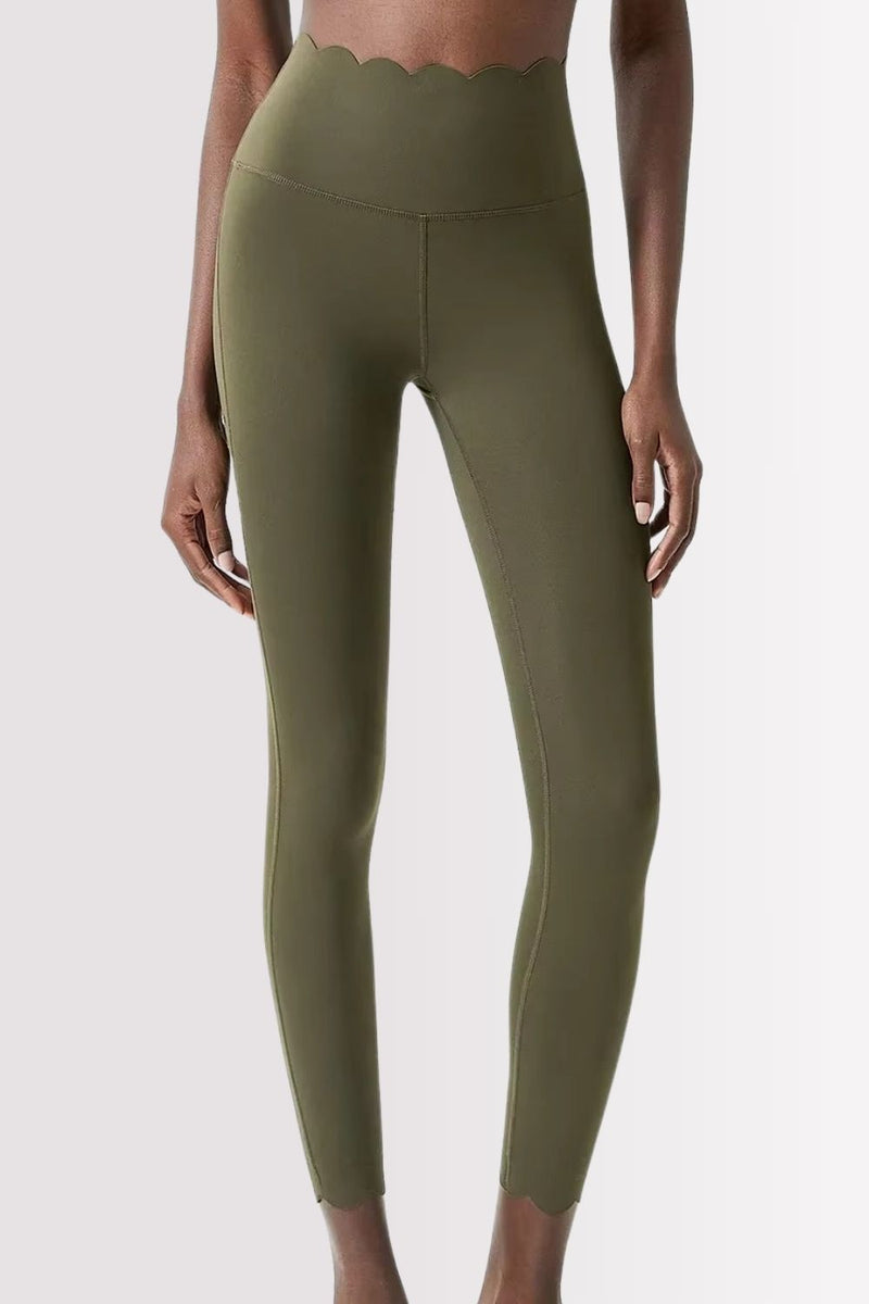 Calça Legging Fitness Elegance Verde Militar