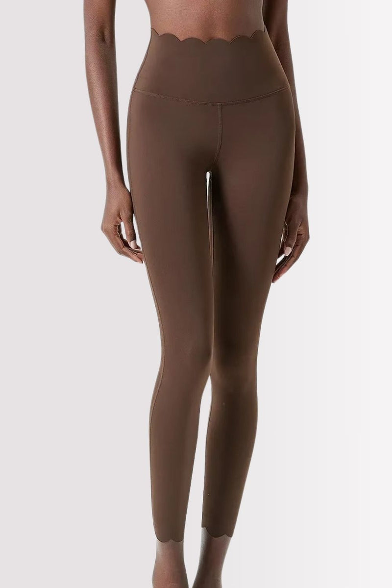 Calça Legging Fitness Elegance Marrom