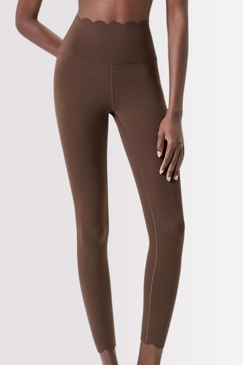 Calça Legging Fitness Elegance Marrom