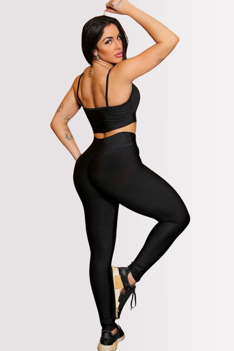 Conjunto Fitness Perfect Form Preto