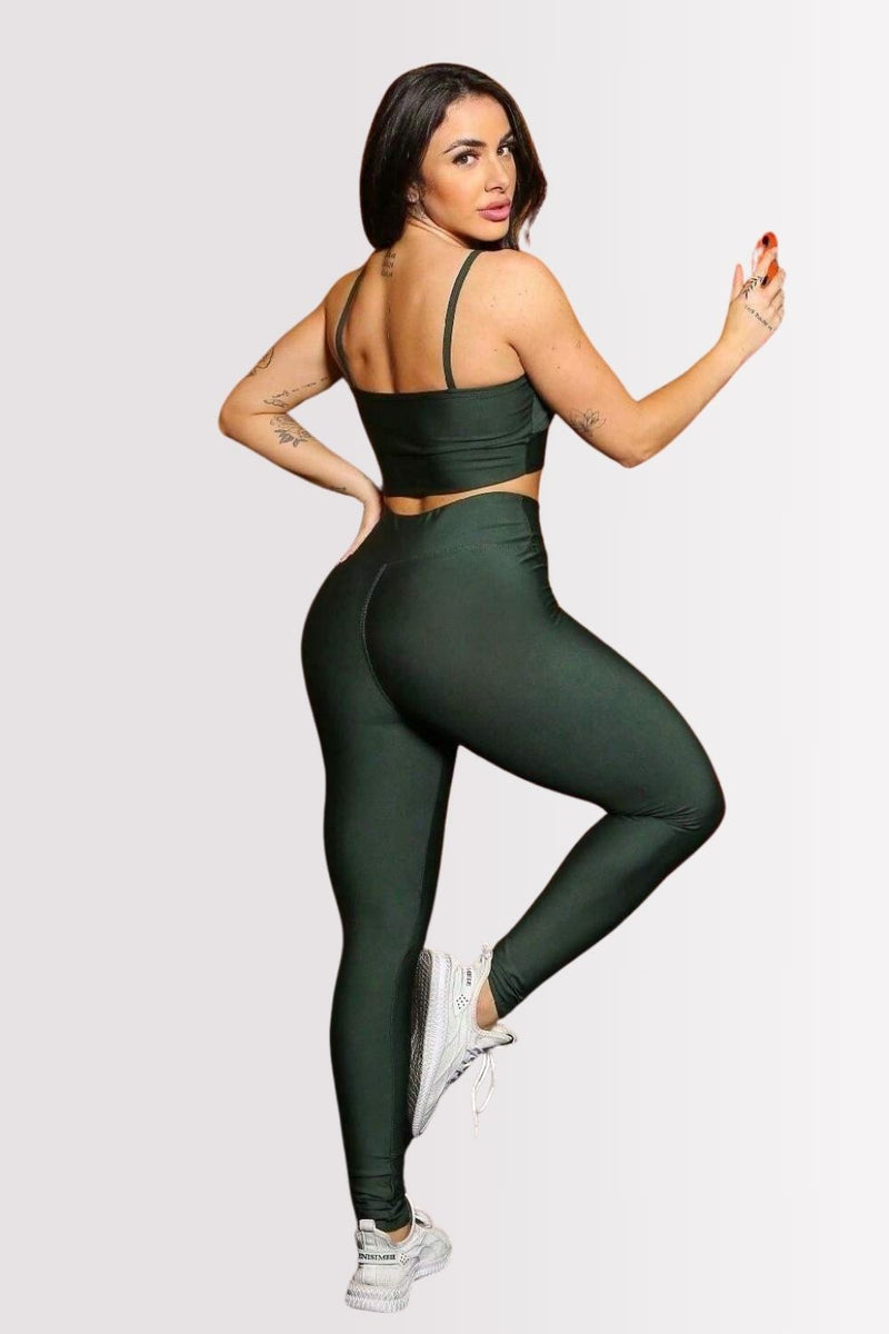 Conjunto Fitness Perfect Form Verde