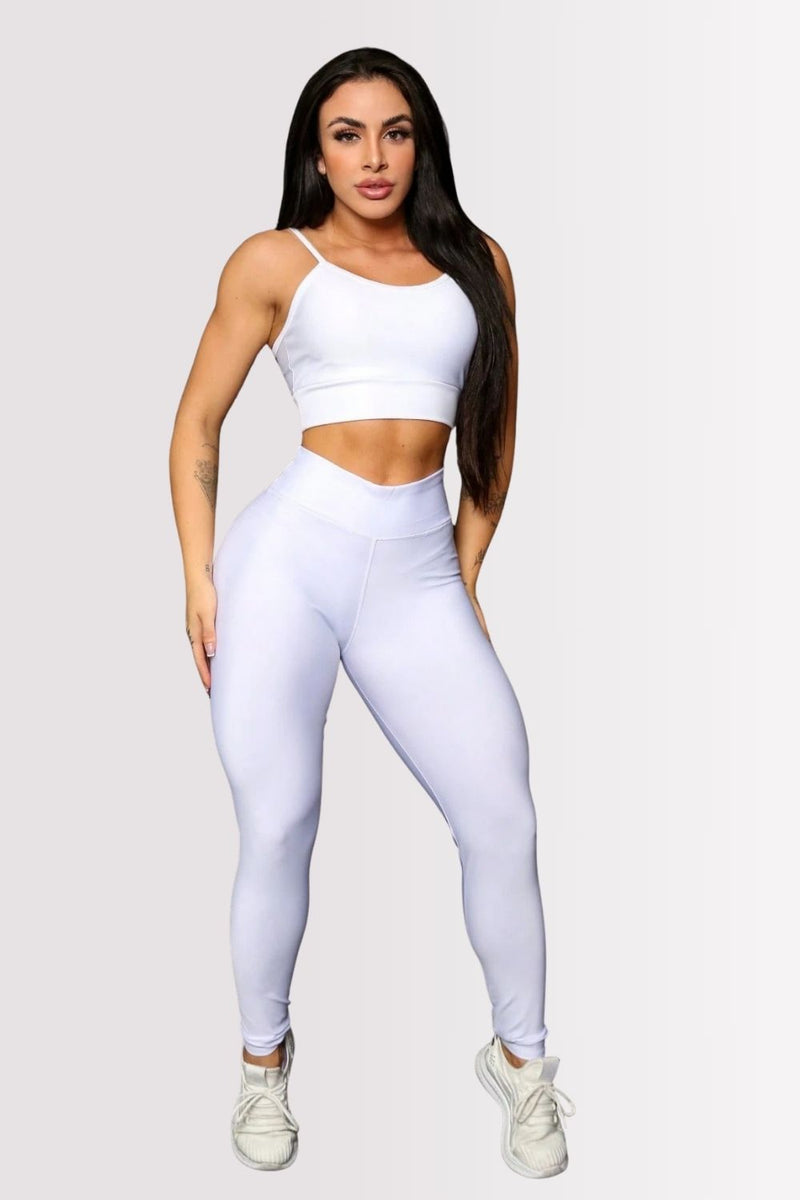 Conjunto Fitness Perfect Form Branco