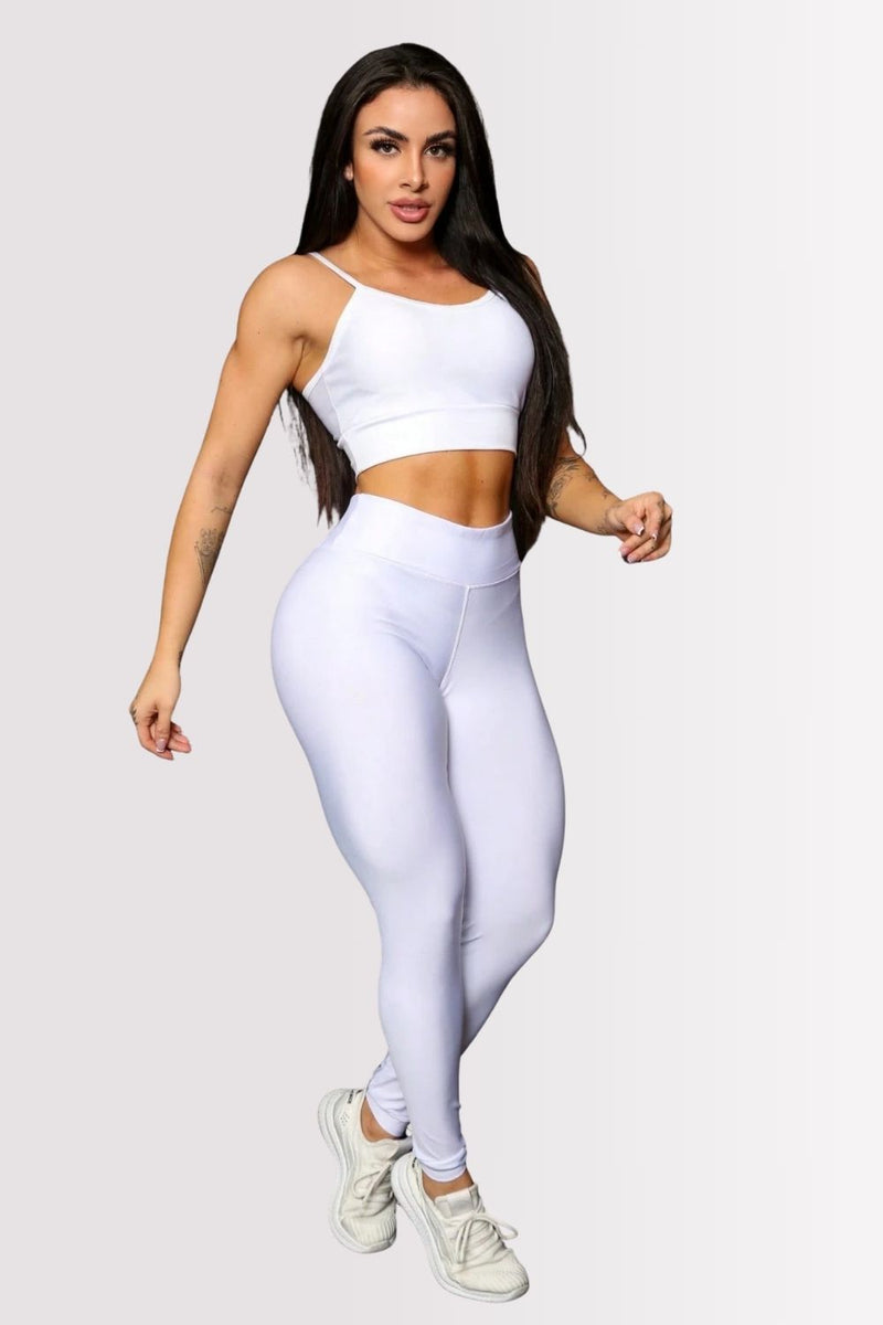 Conjunto Fitness Perfect Form Branco