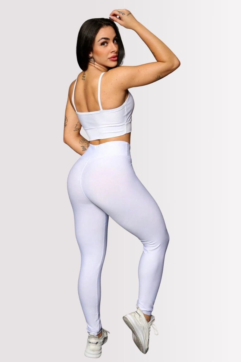 Conjunto Fitness Perfect Form Branco