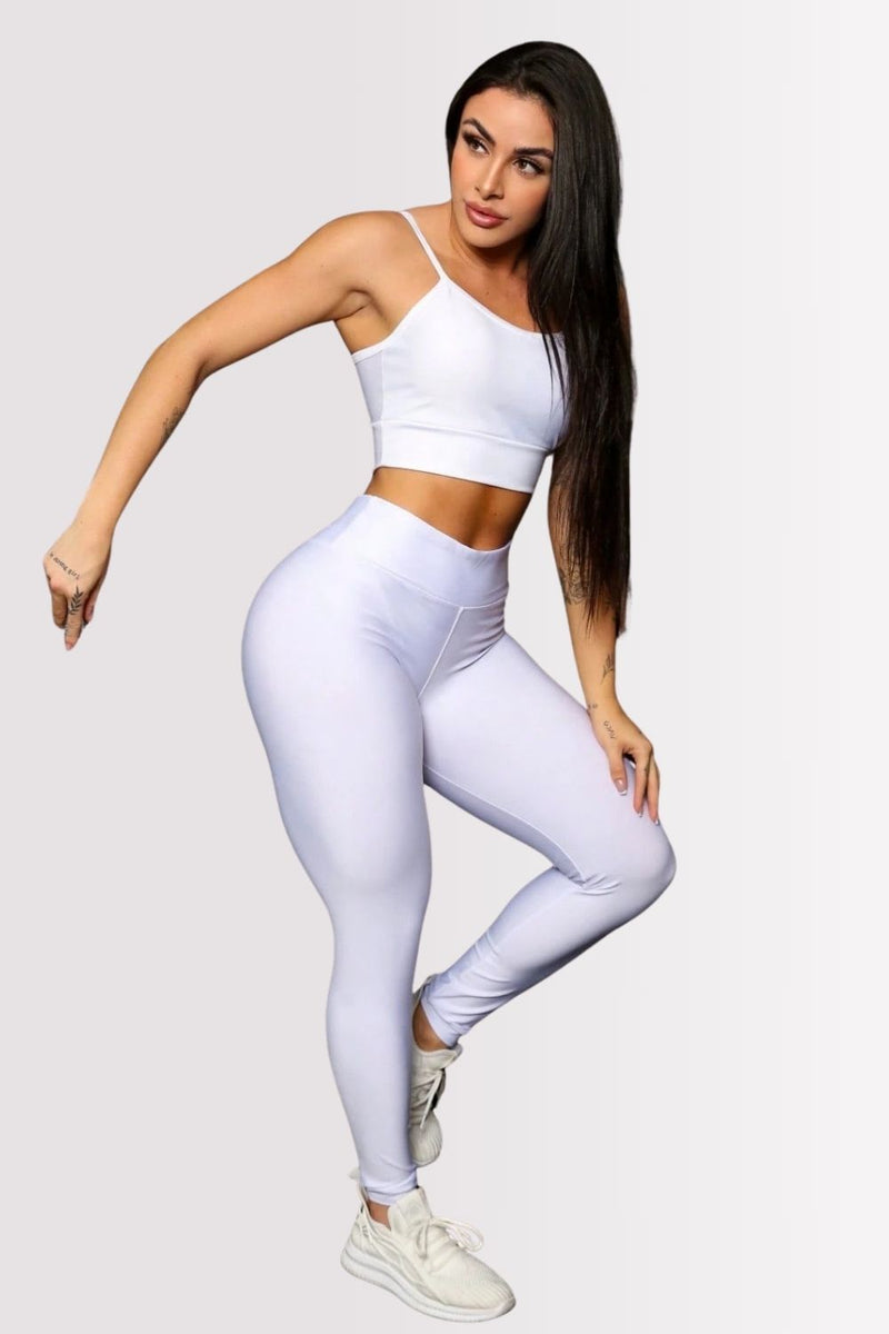 Conjunto Fitness Perfect Form Branco