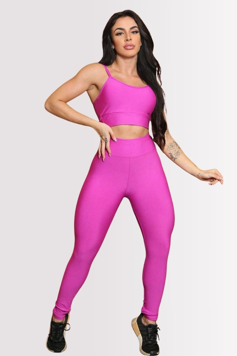Conjunto Fitness Perfect Form Rosa