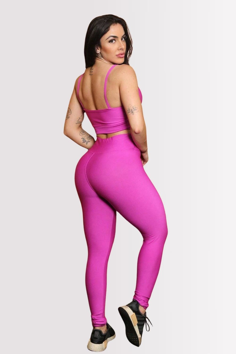 Conjunto Fitness Perfect Form Rosa