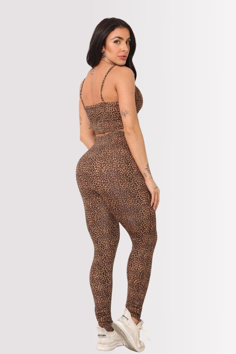 Conjunto Fitness Perfect Form Oncinha