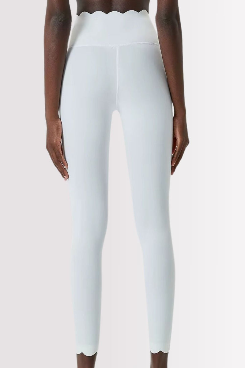 Conjunto Elegance Top Transversal com Legging Branco