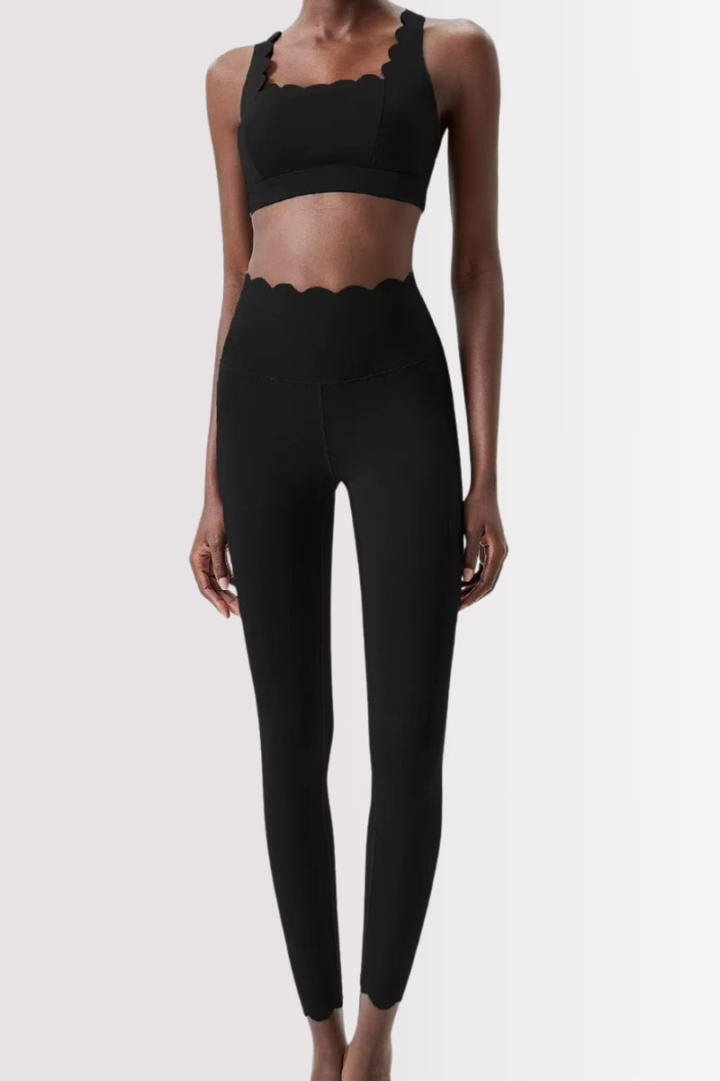 Calça Legging Fitness Elegance Preto
