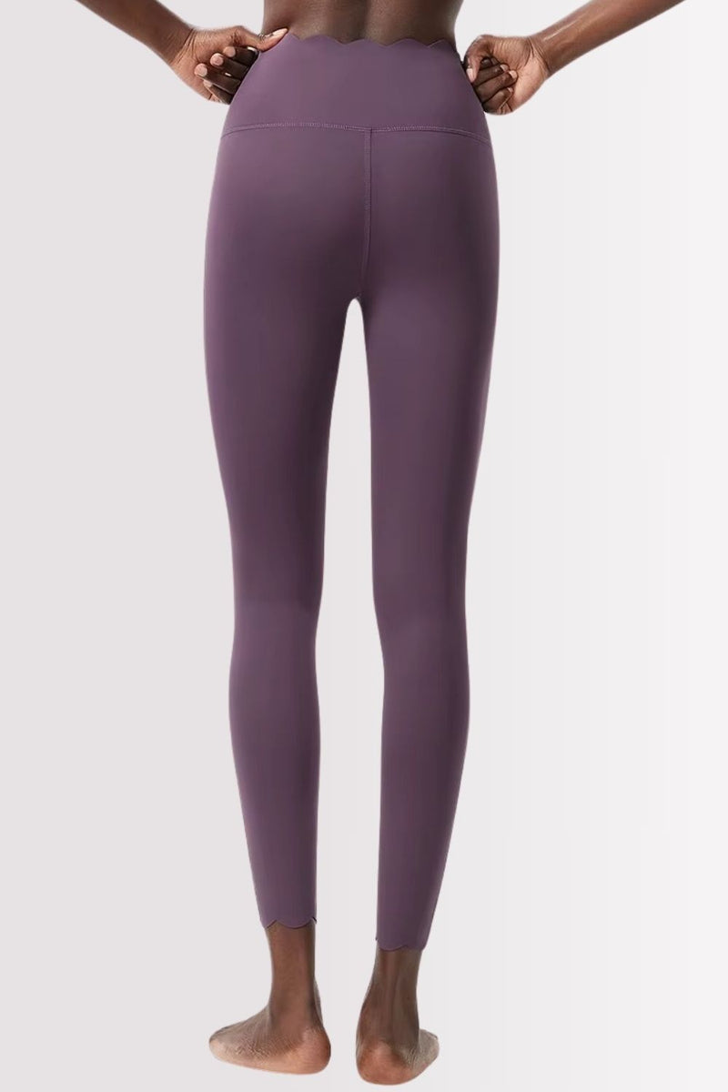 Conjunto Elegance Top Transversal com Legging Roxo