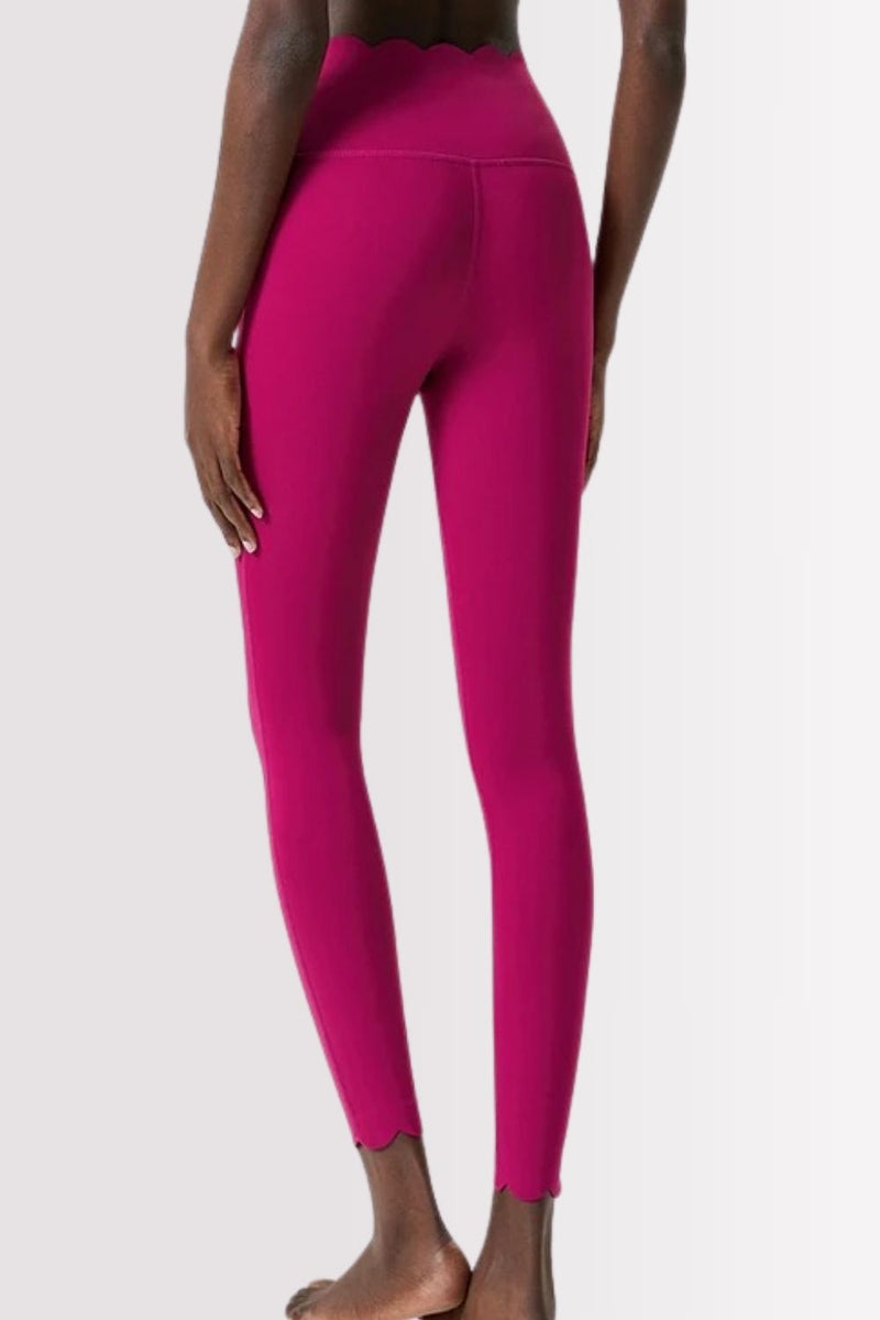 Conjunto Elegance Top Transversal com Legging Cereja