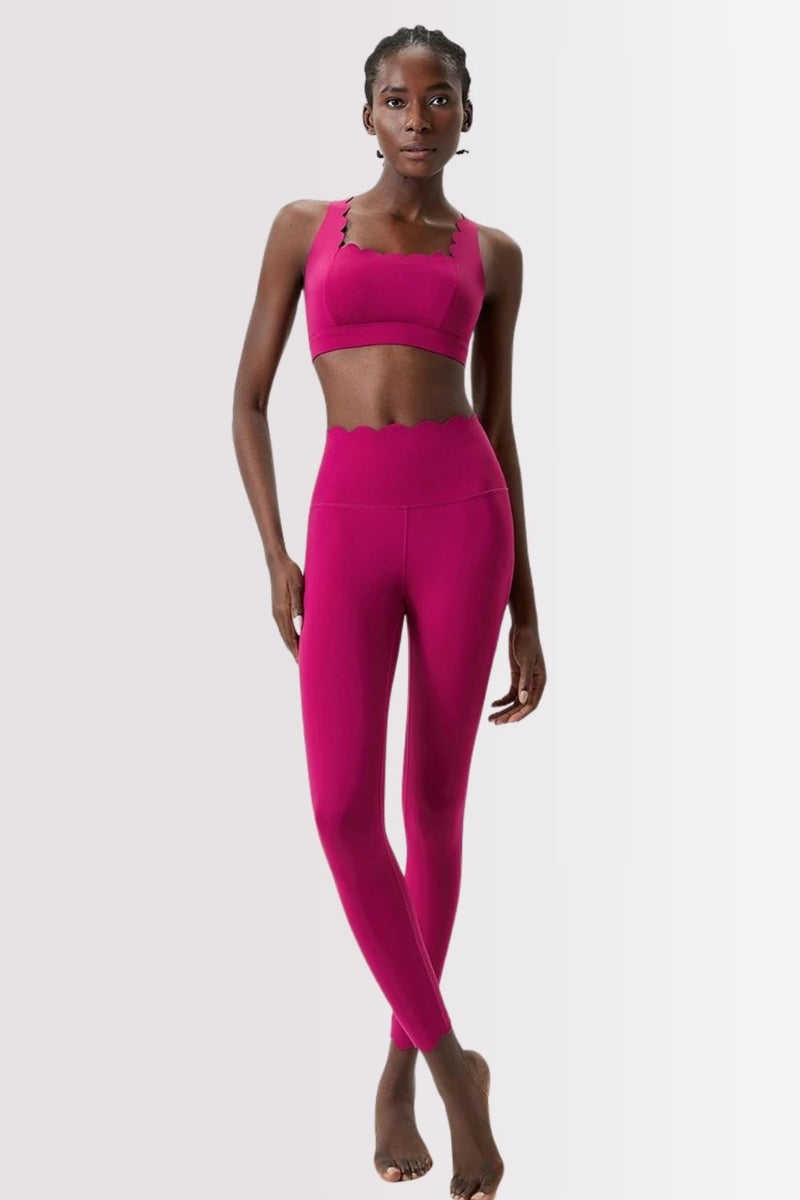 Calça Legging Fitness Elegance Rosa