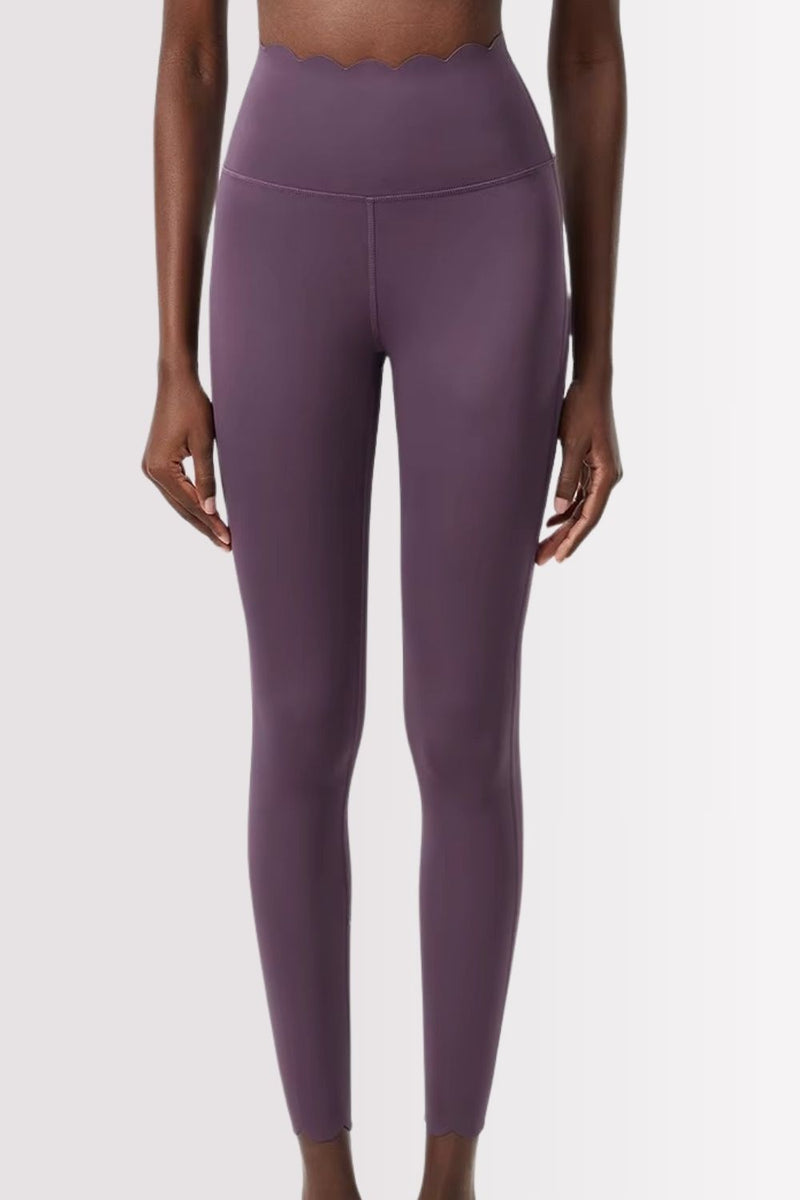 Conjunto Elegance Top Transversal com Legging Roxo
