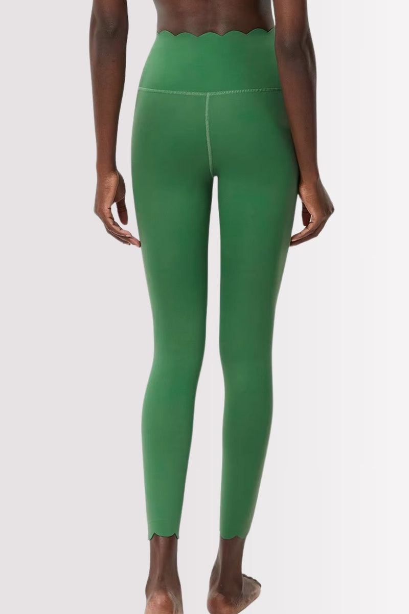 Conjunto Elegance Top Transversal com Legging Verde