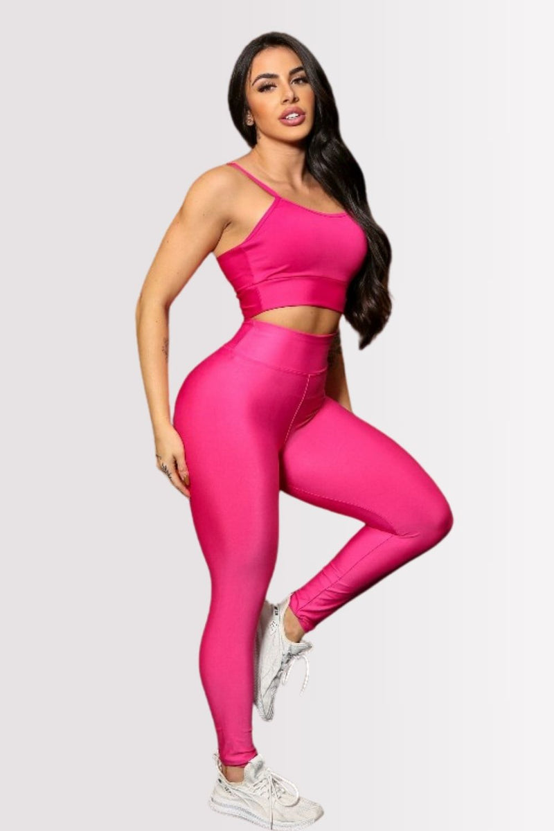 Conjunto Fitness Perfect Form Salmão