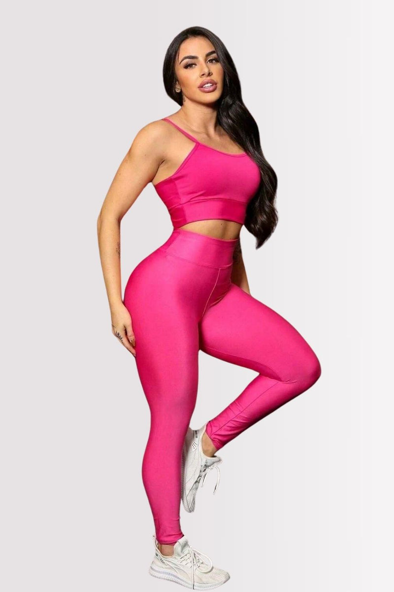 Conjunto Fitness Perfect Form Salmão