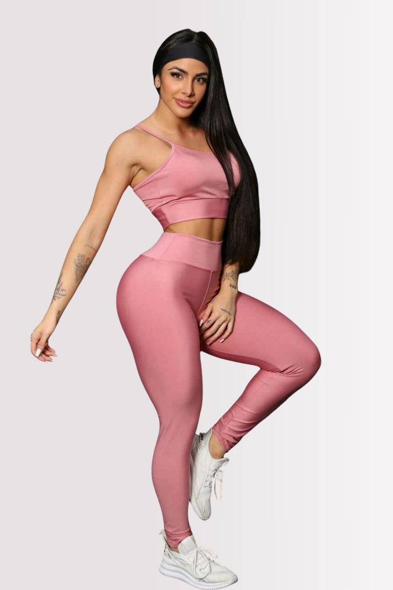 Conjunto Fitness Perfect Form Rosé Gold