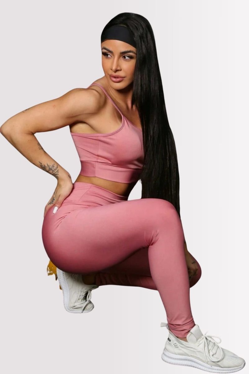 Conjunto Fitness Perfect Form Rosé Gold