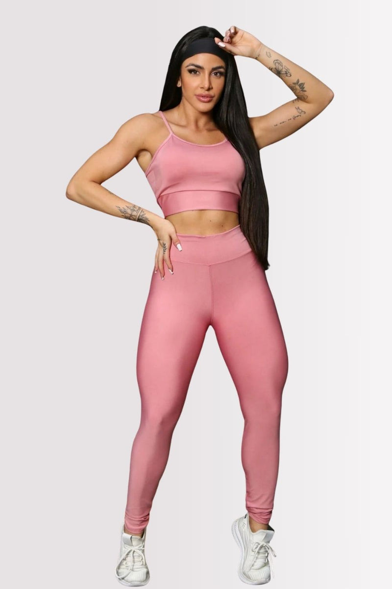 Conjunto Fitness Perfect Form Rosé Gold