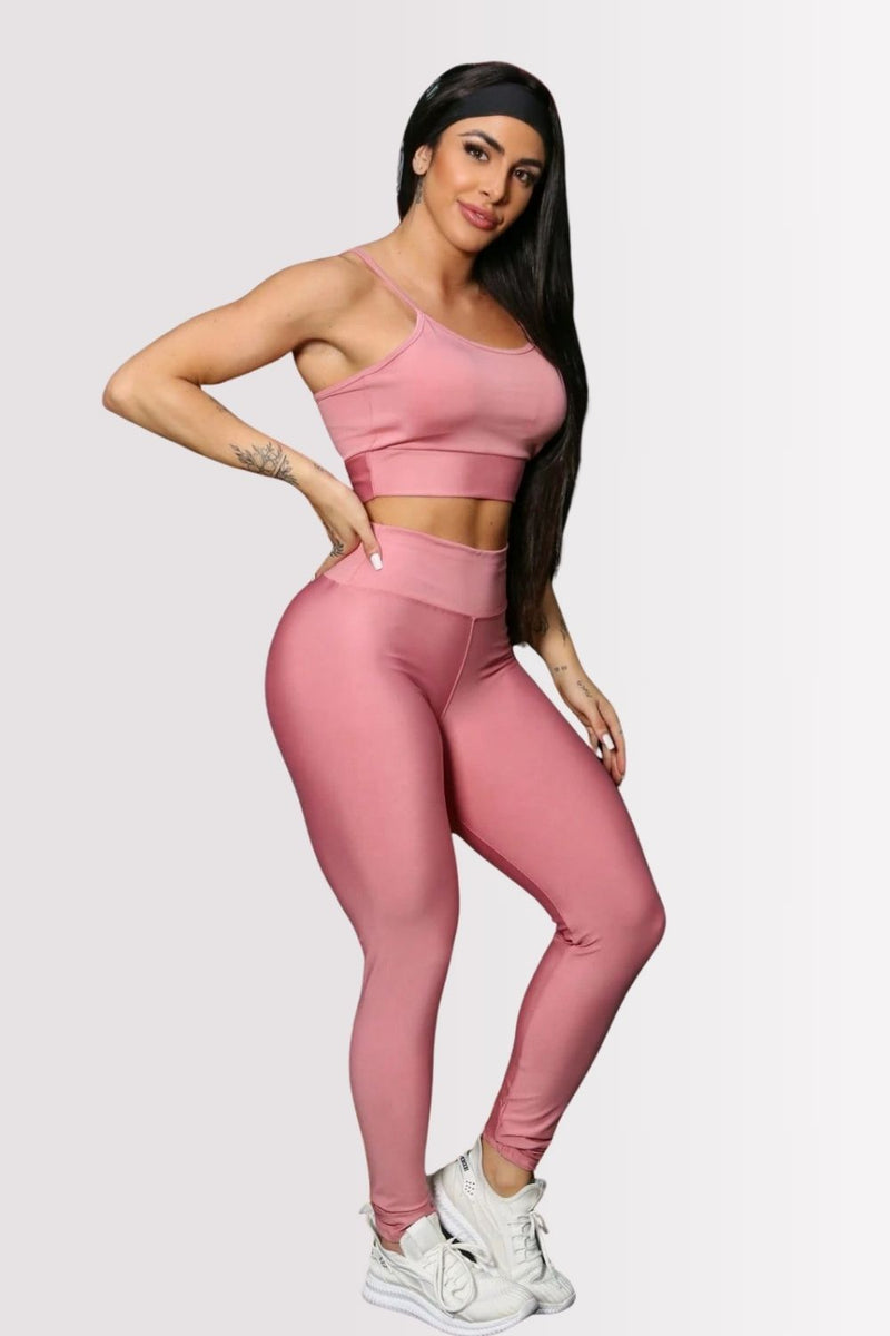 Conjunto Fitness Perfect Form Rosé Gold
